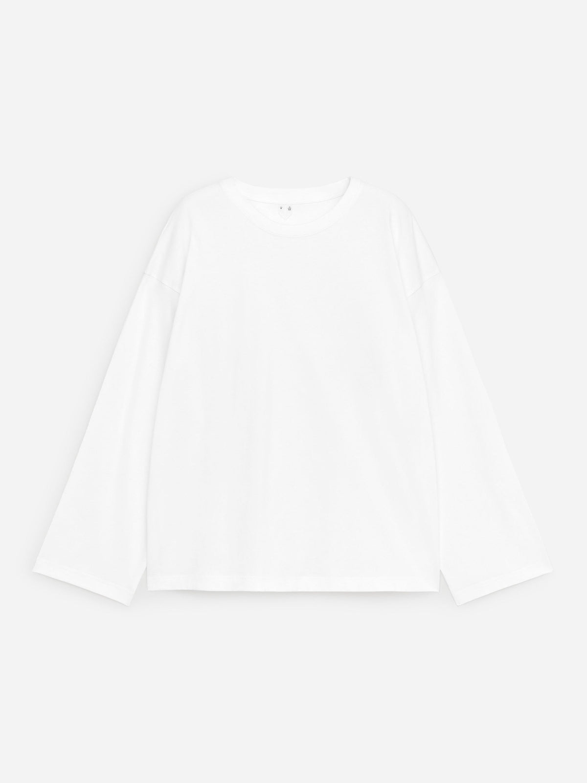 Relaxed Long-Sleeve T-Shirt - White