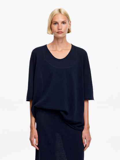 Knitted top - Blue