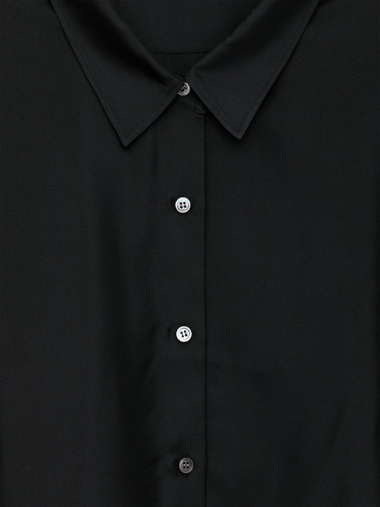Silk Twill Shirt - Black - Image 2