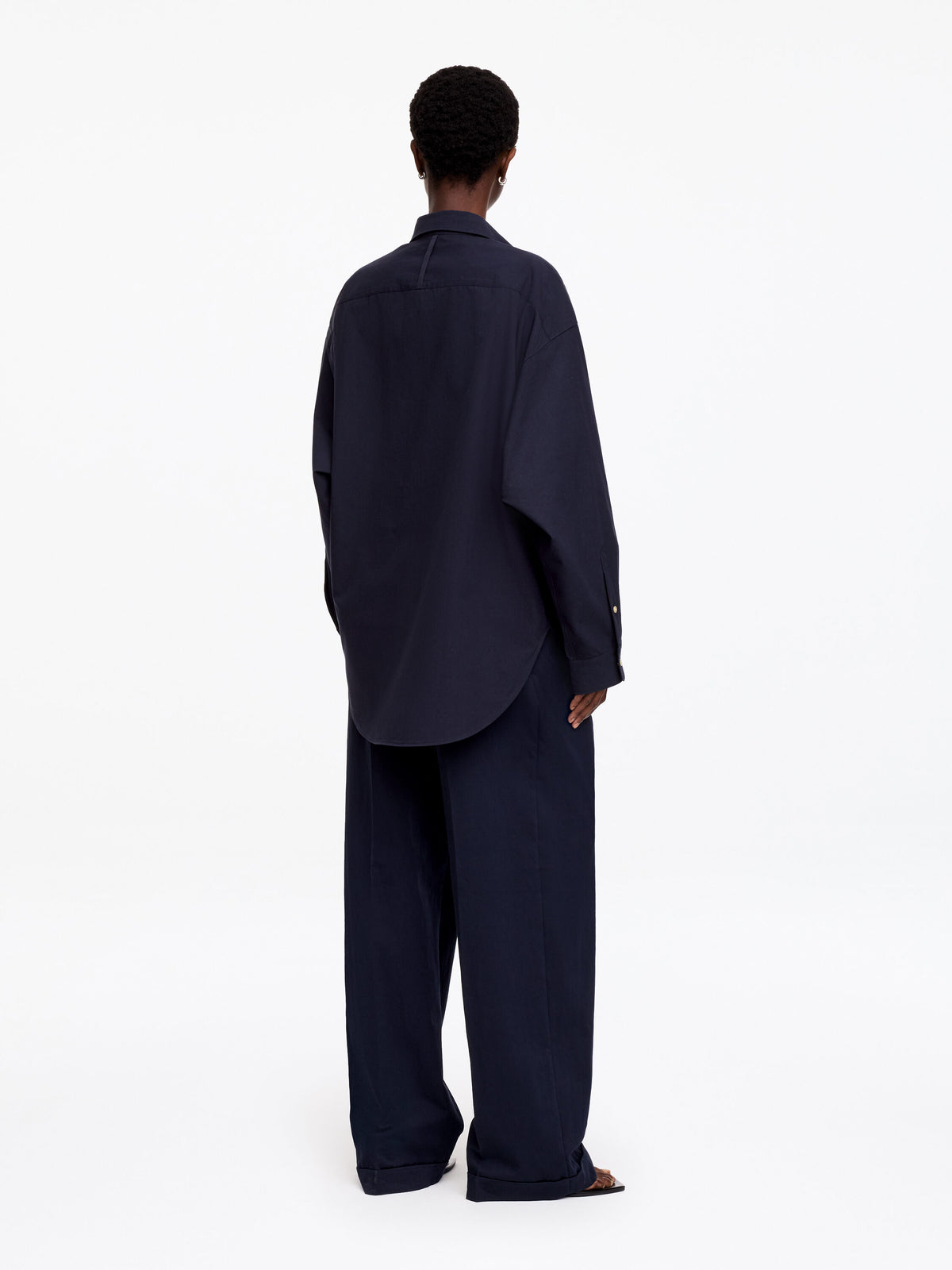Batwing-Sleeve Shirt - Blue - Image 3