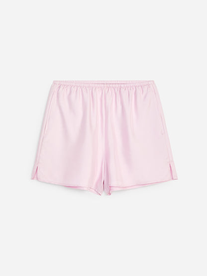 Silk Shorts - Pink - Image 5