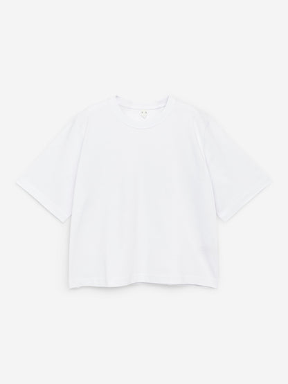 Boxy T-Shirt - White - Image 7
