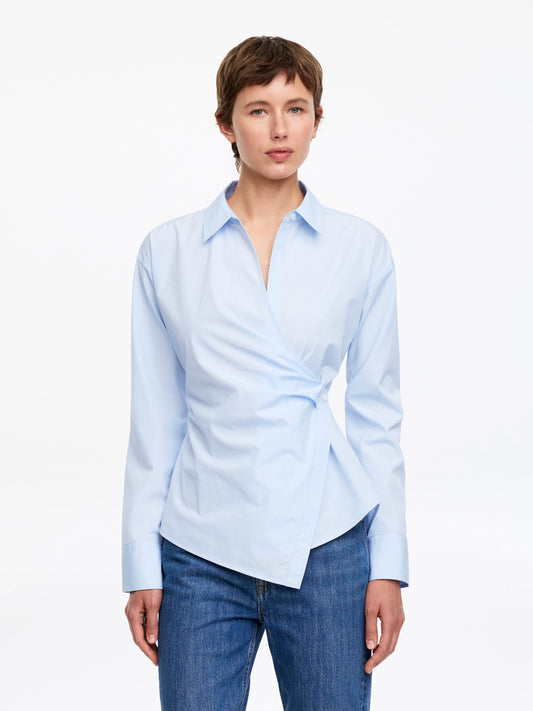 Wrap Shirt - Blue