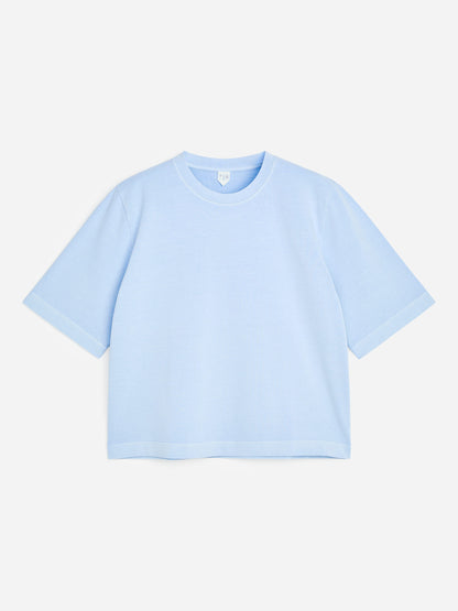 Boxy T-Shirt - Blue - Image 6