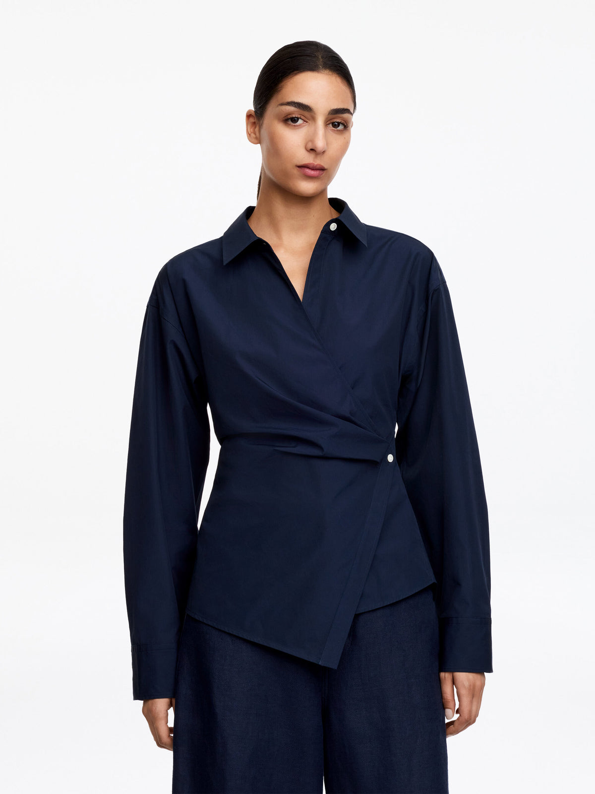 Wrap Shirt - Blue