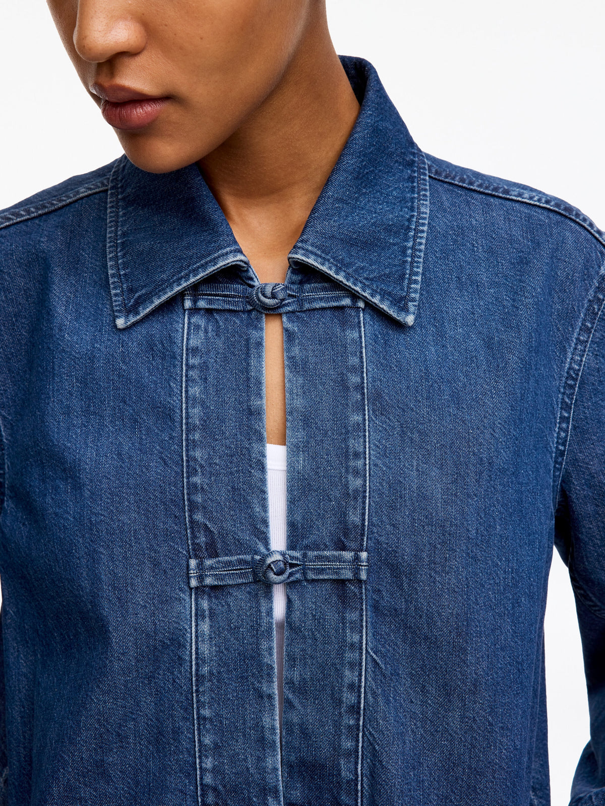Denim Twill Shirt - Blue - Image 4