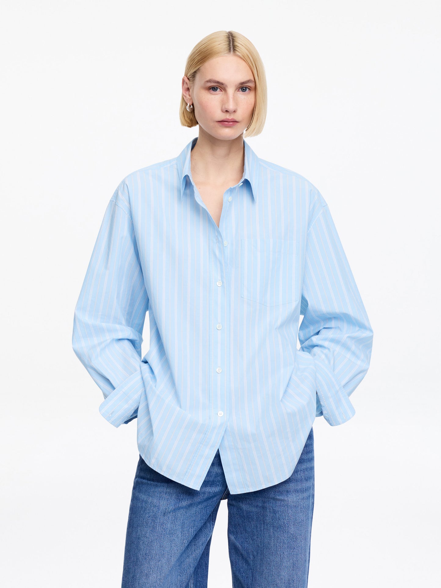 Cotton Shirt - Blue