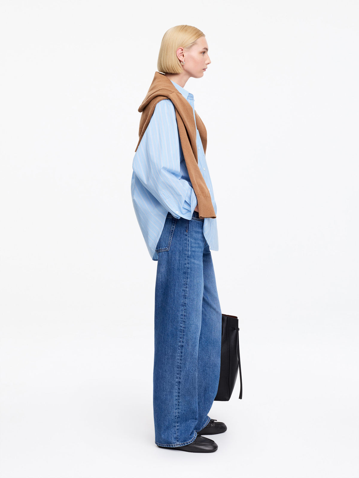 Cotton Shirt - Blue - Image 4