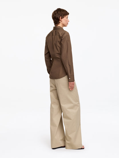 Wrap Shirt - Beige - Image 3