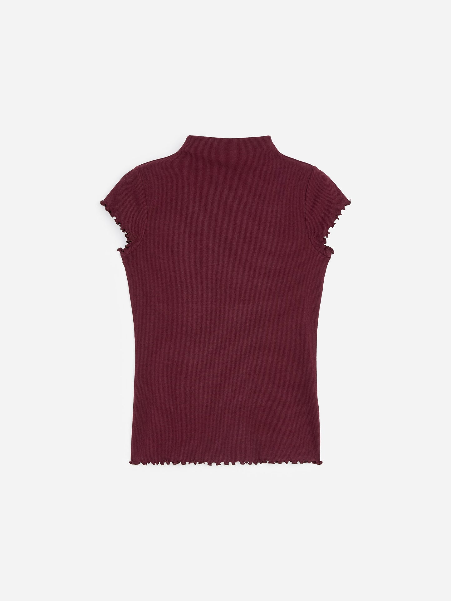 Turtleneck T-Shirt - Red - Image 5