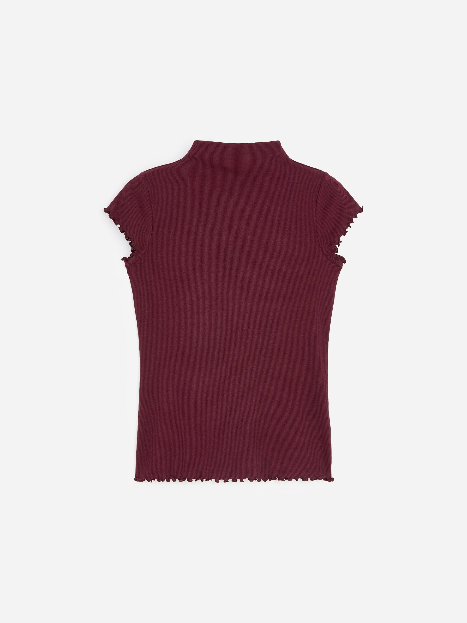 Turtleneck T-Shirt - Red - Image 5