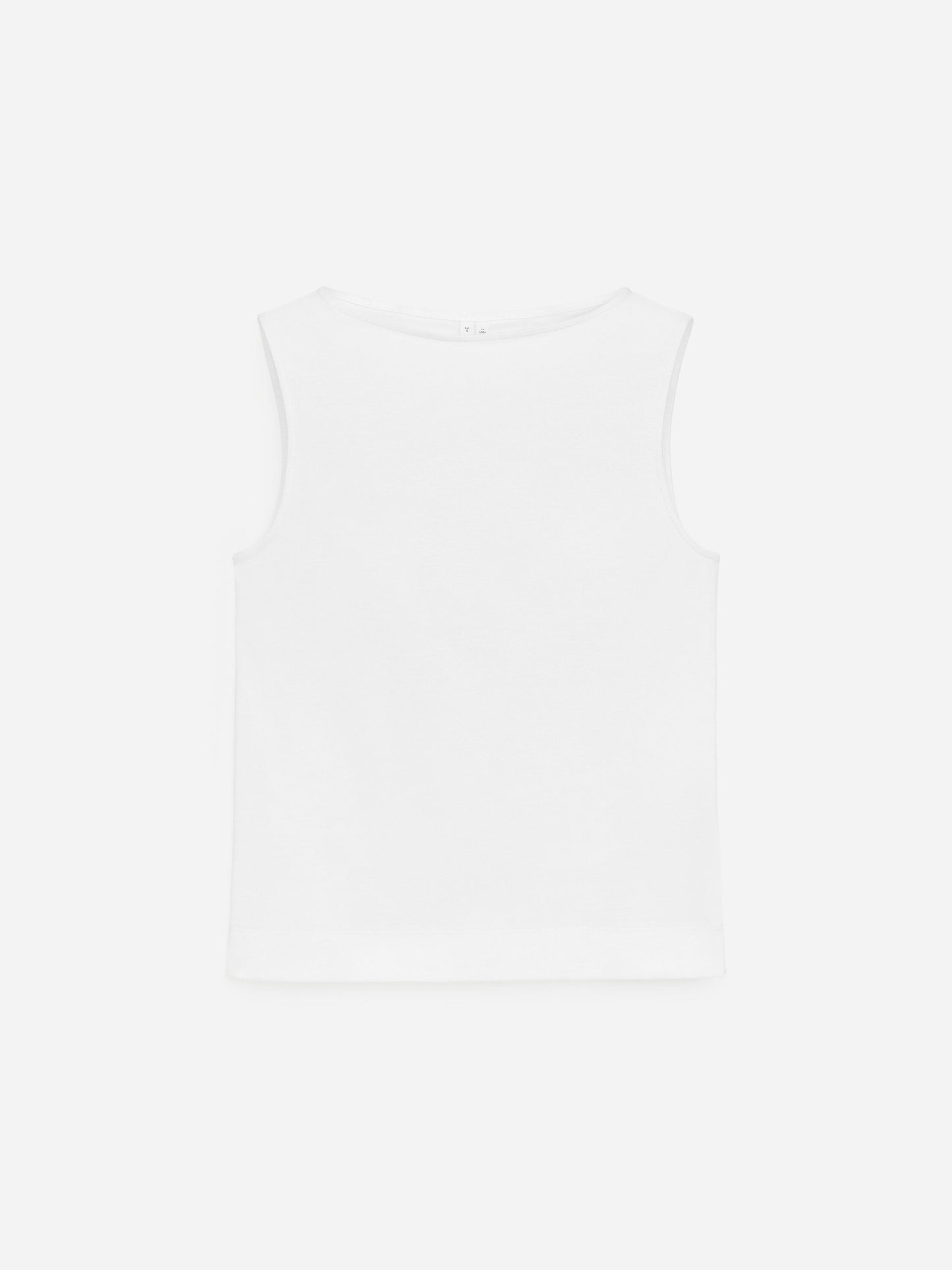 Boat Neck Tank Top - White - Image 6