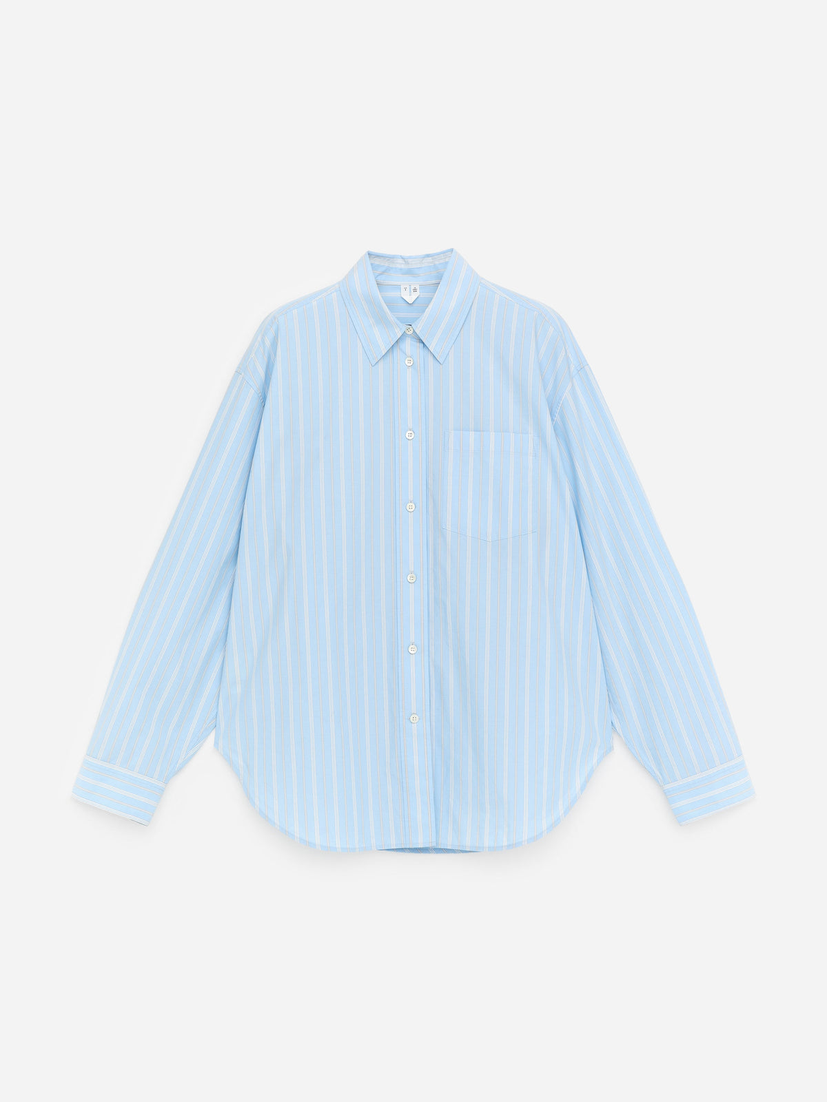 Cotton Shirt - Blue - Image 6