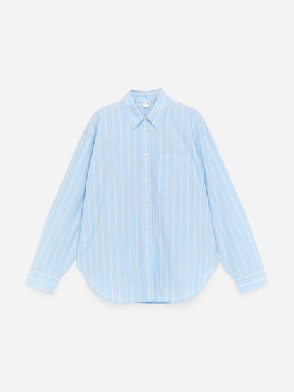 Cotton Shirt - Blue - Image 6