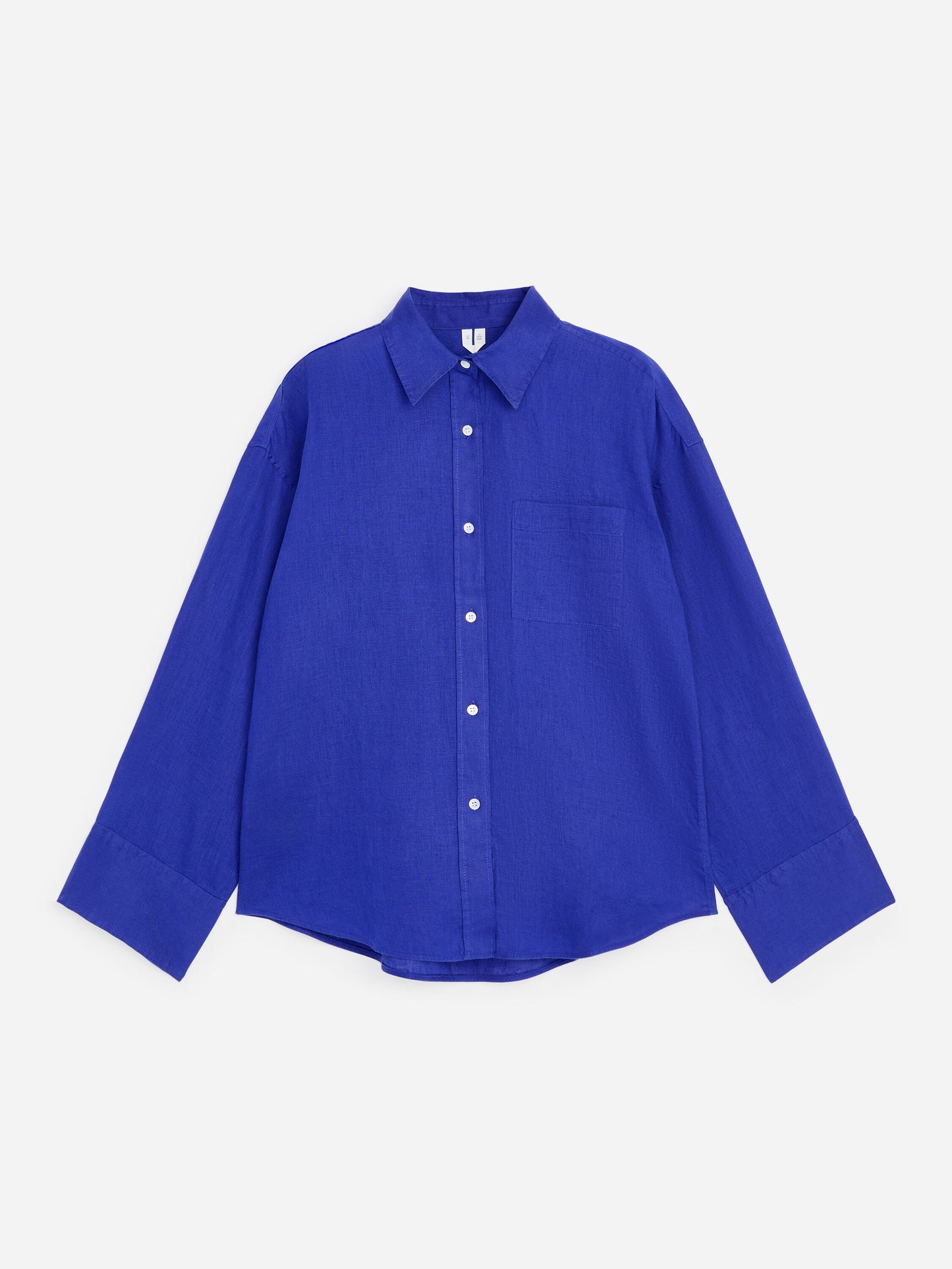 Linen Shirt - Blue - Image 5