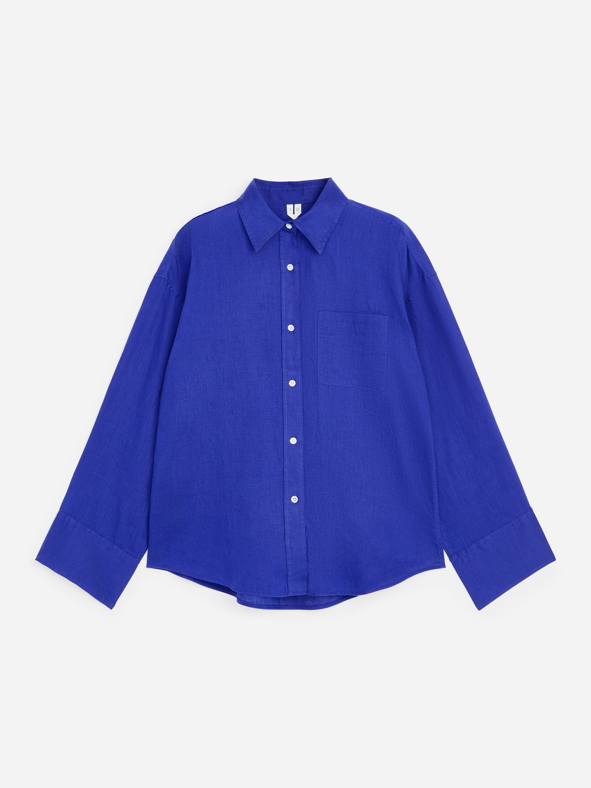 Linen Shirt - Blue - Image 5
