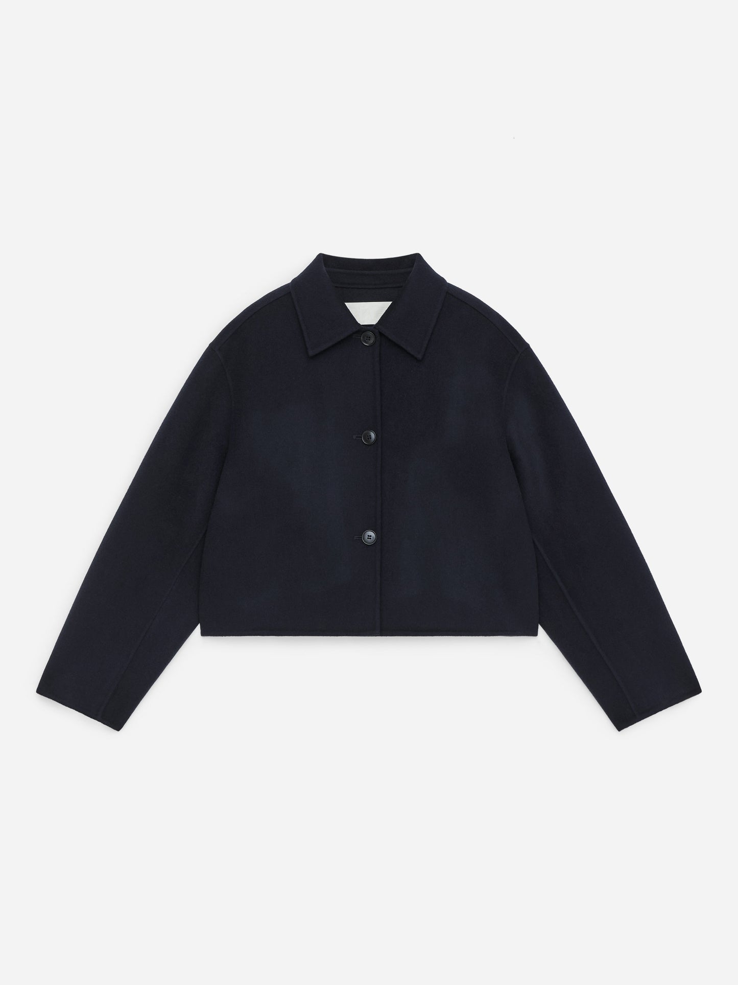 Wool-Blend Overshirt - Blue