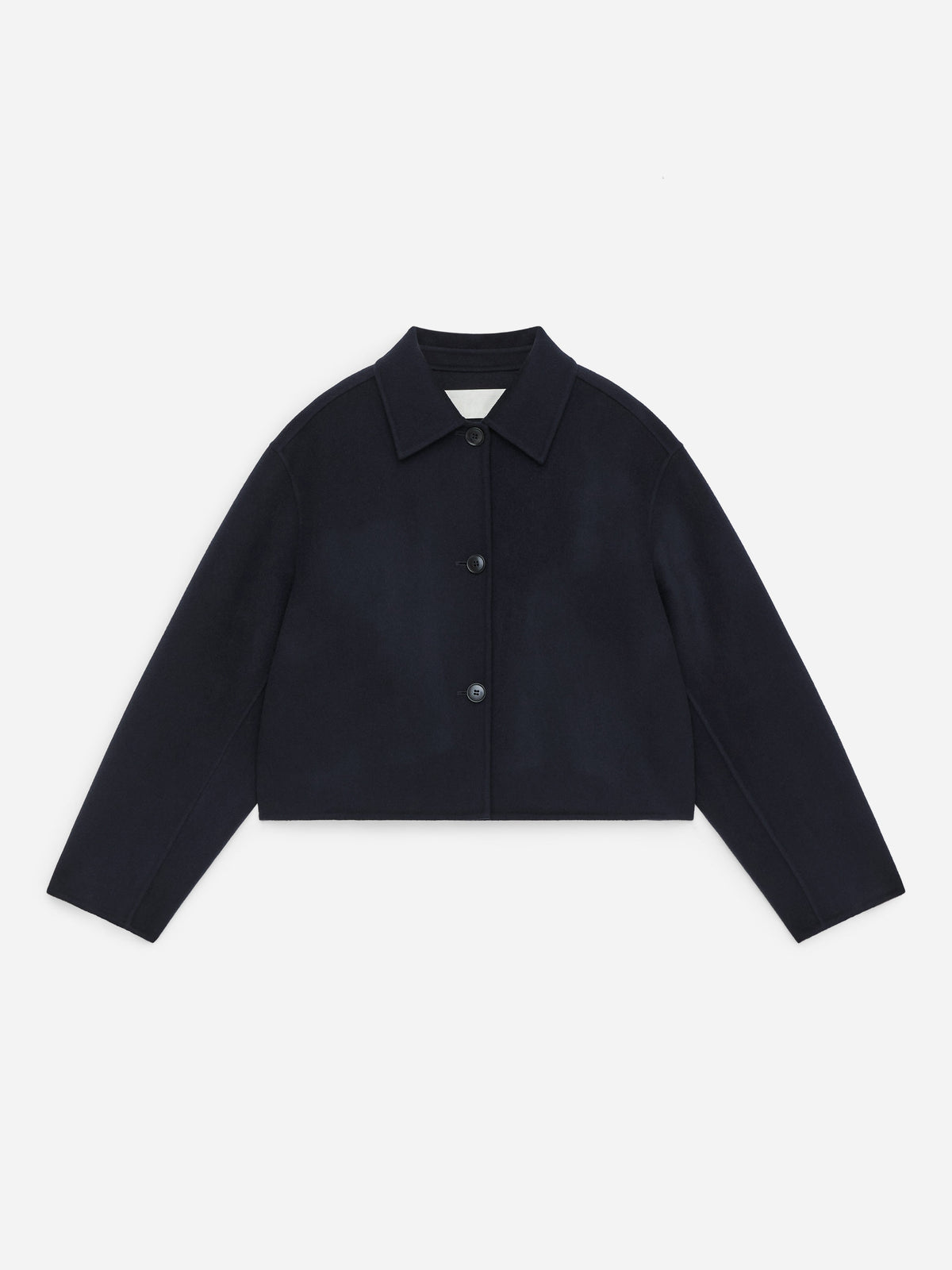 Wool-Blend Overshirt - Blue