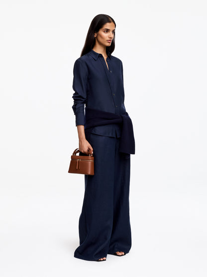 Silk Shirt - Blue - Image 3