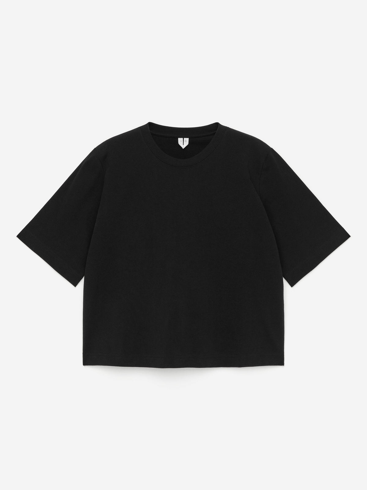 Boxy T-Shirt - Black - Image 6