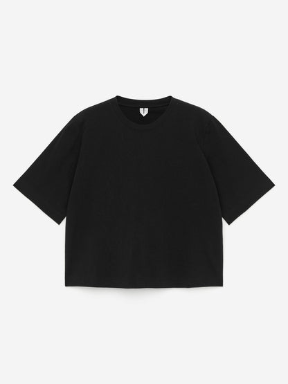 Boxy T-Shirt - Black - Image 6