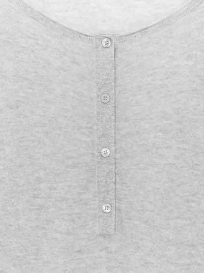 Pure Cashmere Boat-Neck Jumper - Grey - Image 2
